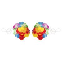 Brasier con flores hawaino