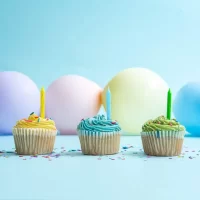 Vela con Glitter Colorido