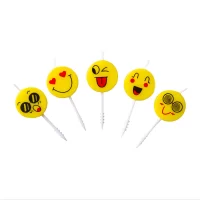 Velas de Emojis para fiesta mexico