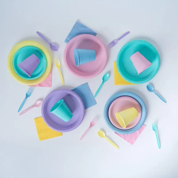 Plato Desechable Mix - Desechable para Fiesta - Imagen 4