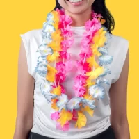 Collares hawaianos para fiesta