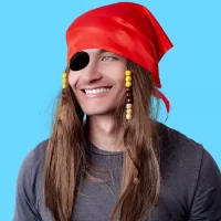 Peluca Pirata del Caribe