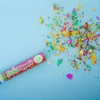 Party Poppers Multicolor