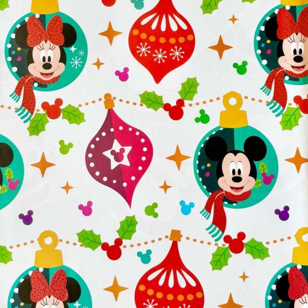 Papel Regalo Mickey Navideño