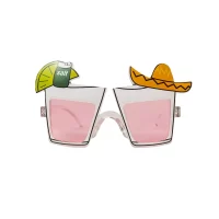 Lentes para Fiesta con Diseño Tequila Rosa