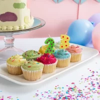 Vela Colorida con Puntos para Fiesta