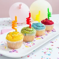 Vela en Espiral para Cumpleaños