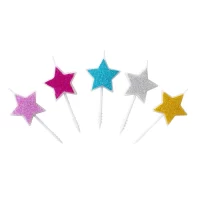 Velas Estrellas para fiesta mexico