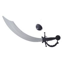 Espada de pirata y parche