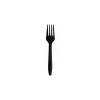Tenedor Desechable Negro