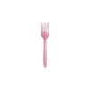 Tenedor Desechable Rosa Bebe