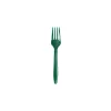 Tenedor Desechable Verde Bandera