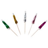 Sombrillas cocteleras metalicas