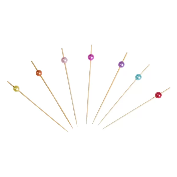 Palillo para coctel perla colores