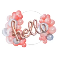 Set globo hello para fiesta mexico