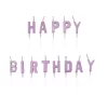 Vela Cumpleaños Happy Birthday Rosa Bebe