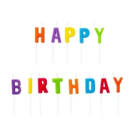 Vela Happy Birthday para Cumpleaños