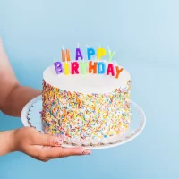 Vela Happy Birthday para Fiesta